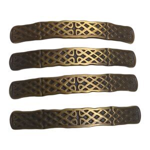 Lot 4 Century Hardware 29153 Highlander Antique Brass Cabinet Pull 3" & 3 3/4" C